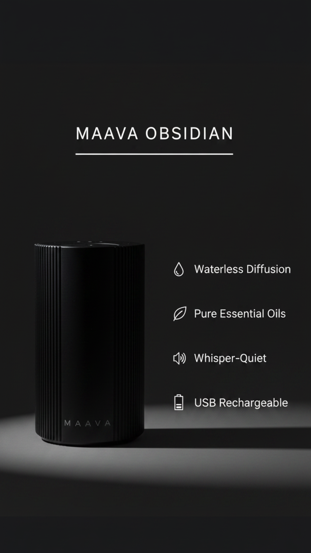 MAAVA Obsidian Diffuser